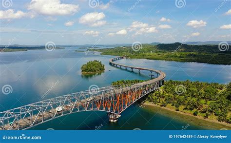 The San Juanico Bridge, View from Leyte, Towards Samar. Philippines ...