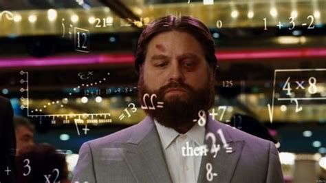 Create meme "the hangover meme with the calculation, Zach Galifianakis the hangover, Zach ...