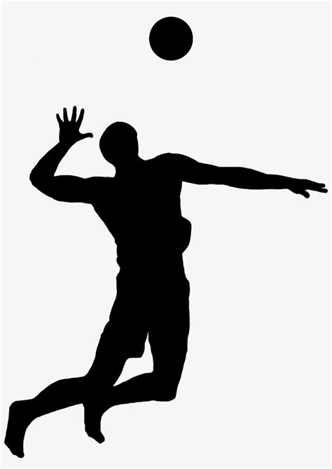 Download 15 Volleyball Silhouette Png For Free Download On Mbtskoudsalg - Volleyball Silhouette ...