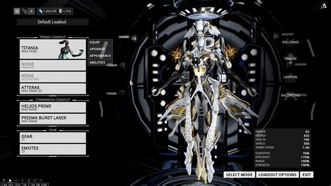 [titania] Prime : WarframeRunway