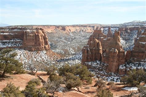 Snow in Canyon · Free Stock Photo