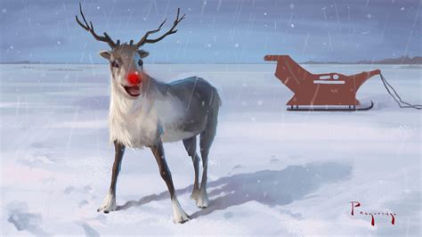 Rudolph The Red Nosed Reindeer Wallpapers - Wallpaper Cave