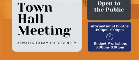 Town Hall Meeting – May 30, 2023 – City of Atwater