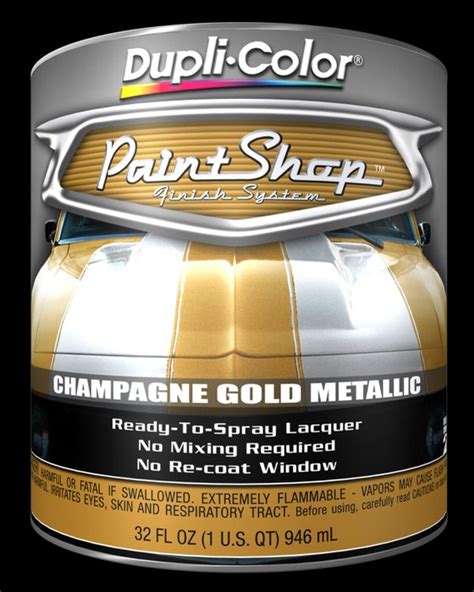 Dupli-Color Paint Shop Paint Shop Finish System, Champagne Gold ...