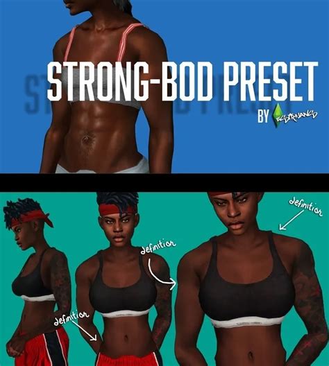 Sims 4 Muscle Mod | Definition & Female Mod (Download) -2023