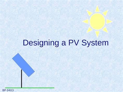 (PPT) Designing a PV System - DOKUMEN.TIPS