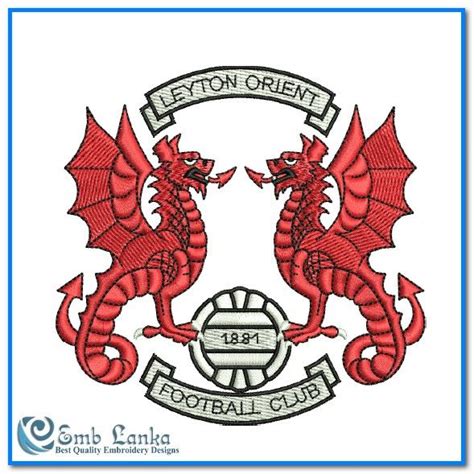 Pin by Emblanka on Sports Logo Machine Embroidery Designs | Leyton orient, Football club, Leyton