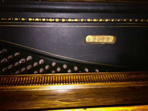 I have an 1909 upright Baldwin piano with the serial number 4B098 from ...