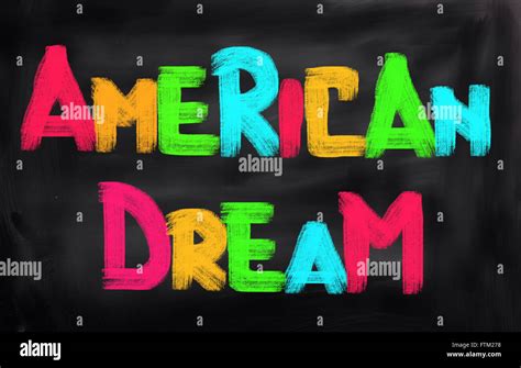 American Dream Concept Stock Photo - Alamy