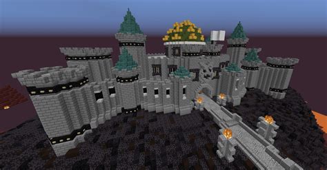 I built Bowser's Castle! : Minecraft