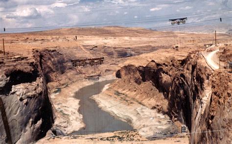 Herb Ringer’s American West: Glen Canyon Dam (under construction) – Canyon Country Zephyr