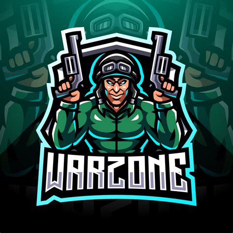 Free Warzone Gaming Mascot Logo – GraphicsFamily
