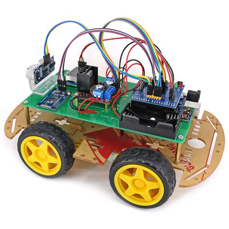 4wd smart robot car kit with installation tutorial & demo code for ...