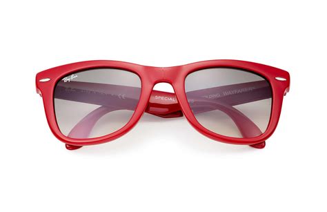 Ray-Ban Synthetic Wayfarer Folding Classic in Red - Lyst