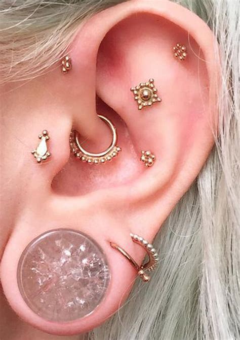 Steal These 30 Ear Piercing Ideas – MyBodiArt