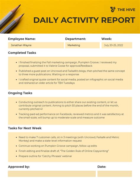 Work From Home Report Template - Printable Word Searches