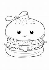 Boyama Hamburger Patates Crayola Icin Cocuklar Tapas Indiaparenting  sketch template