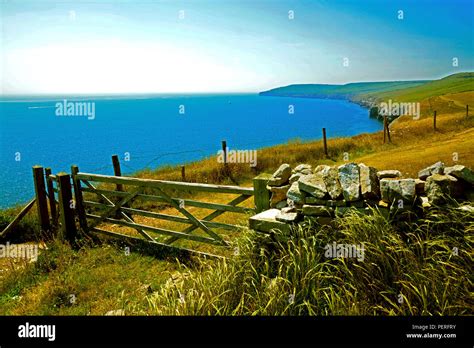 South West Coast Path walk Stock Photo - Alamy