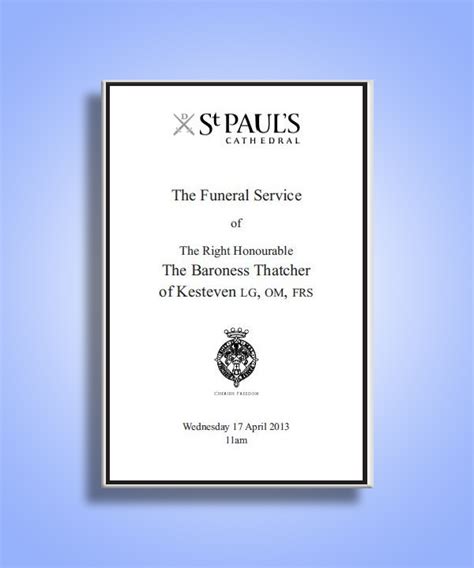 Funeral Order of Service - 10+ Examples, Word, Photoshop