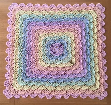 Crochet Fluffly Meringue Baby blanket - Free Crochet Patterns