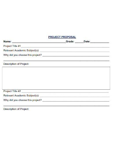 FREE 10+ Academic Project Proposal Samples [ Outline, Research, Work ]