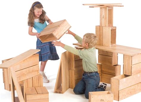 Community Playthings hollow blocks | Wooden building blocks, Block play, Building blocks