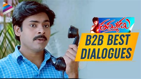 Pawan Kalyan Thammudu Movie Back to Back Best Dialogues | Brahmanandam | Ali | Telugu FilmNagar ...