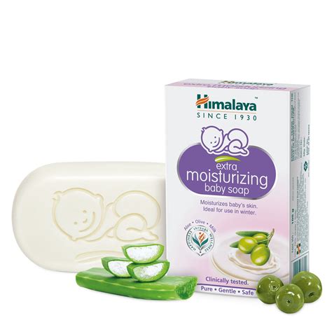 Himalaya Extra Moisturizing Baby Soap - Moisturizes Baby's Skin ...