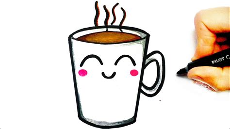 Coffee Cup Simple Drawing : Mug Clipart Outline | Bodbocwasuon