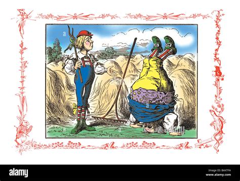 Alice in Wonderland: Father William and the Young Man Stock Photo - Alamy