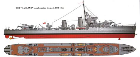 ORP Garland (H37) G-class destroyer | Naval history, Naval, Historical ...