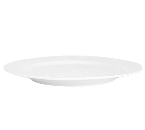 Great White Traditional Buffet Dinner Plate | Pottery Barn