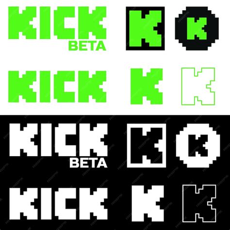 Premium Vector | Kick logo vector download Kick streaming icon logo vector EPS