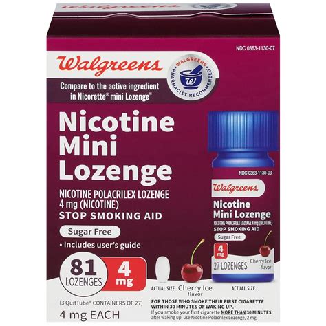 Nicotine Lozenge