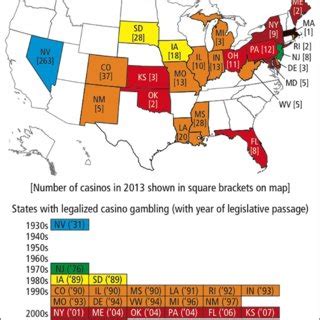 Legalised casino gambling in the United States, from mob monopoly to... | Download Scientific ...