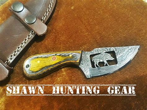 Handmade knife for Hog hunters - Shawn Hunting Gear