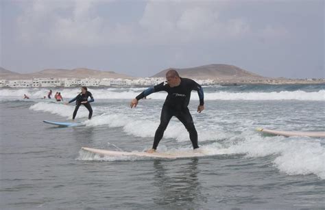 Surf lessons in Caleta de Famara, Lanzarote