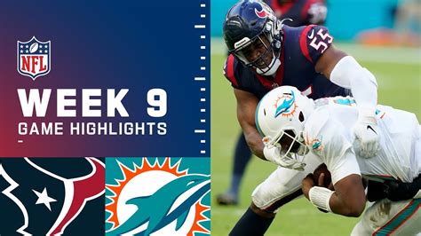 Texans vs. Dolphins Week 9 Highlights | NFL 2021 - YouTube