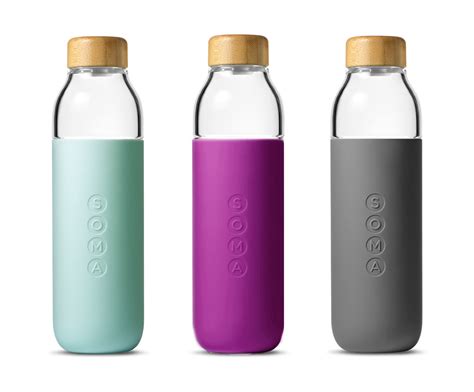 Soma Launches a Glass Water Bottle - Design Milk