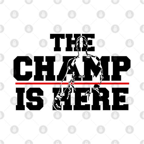 the champ is here - The Champ Is Here - Tapestry | TeePublic