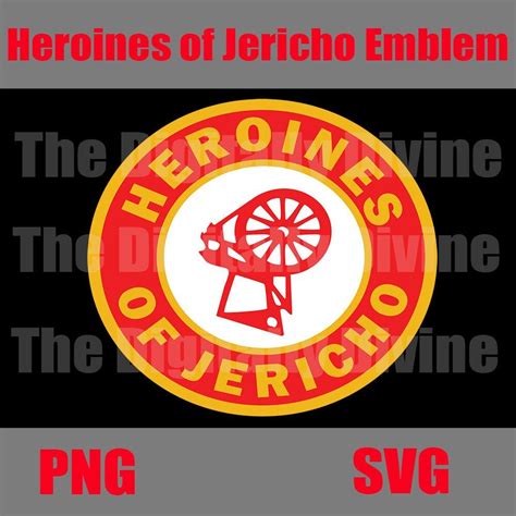 Heroines of Jericho Emblem - Premade logo - logo - SVG - PNG - Decal - Print File - Print