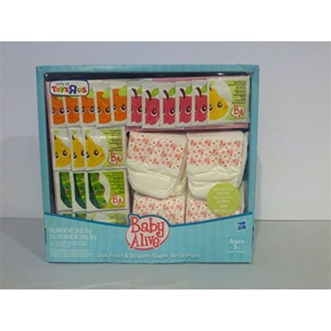 Baby Alive Doll Food and Diapers, Super Refill Pack - Walmart.com - Walmart.com