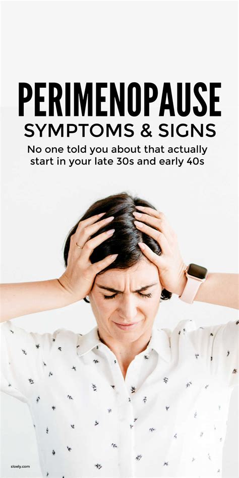 Perimenopause symptoms signs – Artofit