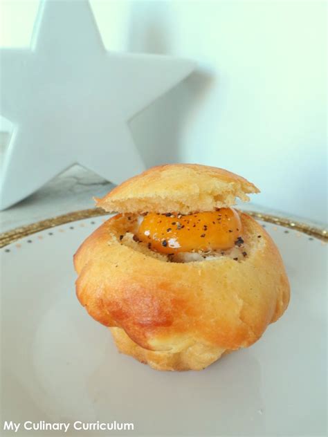 My Culinary Curriculum: Brioches au foie gras avec un oeuf (Brioche ...