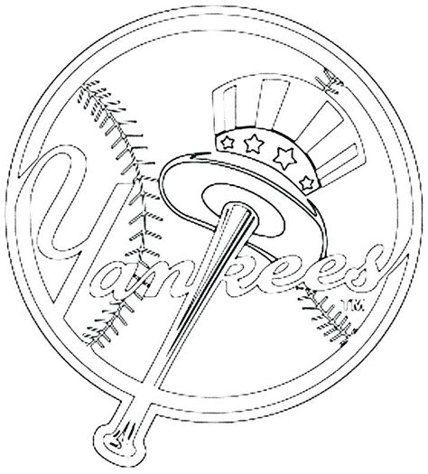 New York Yankees Coloring Pages at GetColorings.com | Free printable ...