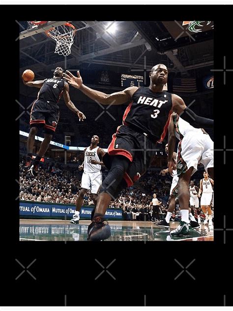 "Dwayne Wade Lebron dunk" Poster for Sale by HENRYPFEIFFER | Redbubble