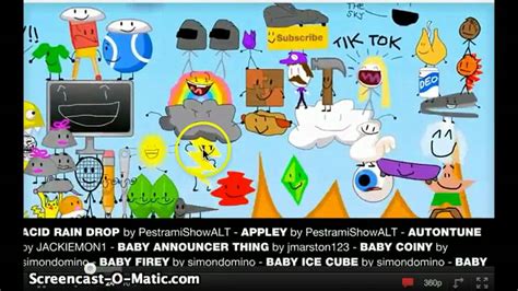 All Bfdi Characters List