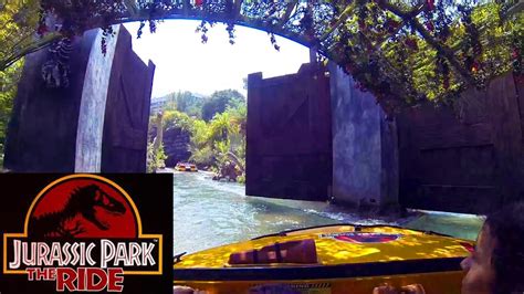 Jurassic Park The Ride ( Universal Studios Hollywood ) GoPro HD POV ...