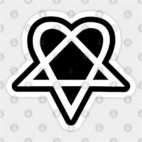 Heartagram Bam Margera Him - Bam Margera - Sticker | TeePublic