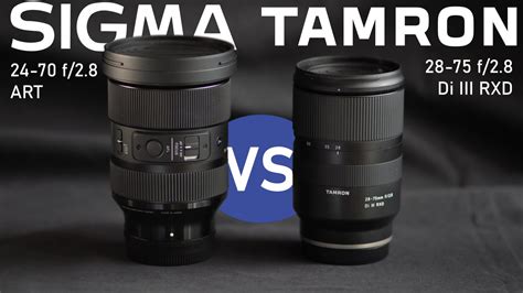 Sigma 24-70 f/2.8 ART vs Tamron 28-75 for Sony - Light And Matter